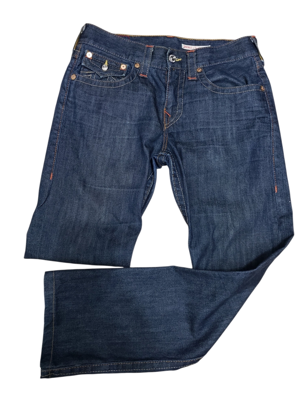 True Religion Ricky Straight Leg Men's Blue Jeans Size 32
